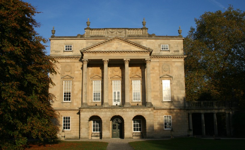 Entrance to the Holburne Museum in Bath